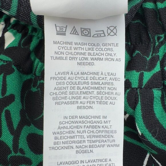 J. Crew Floral Pull-On Slim Fit Tuxedo Ankle Pants Women's Size 2 - Picture 9 of 9